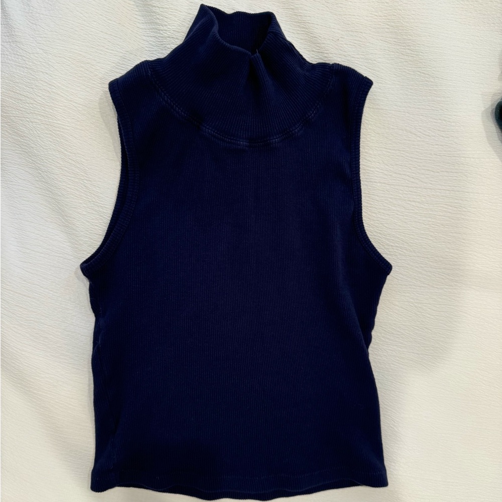 SOLD big Bud Press Navy Crop Tank